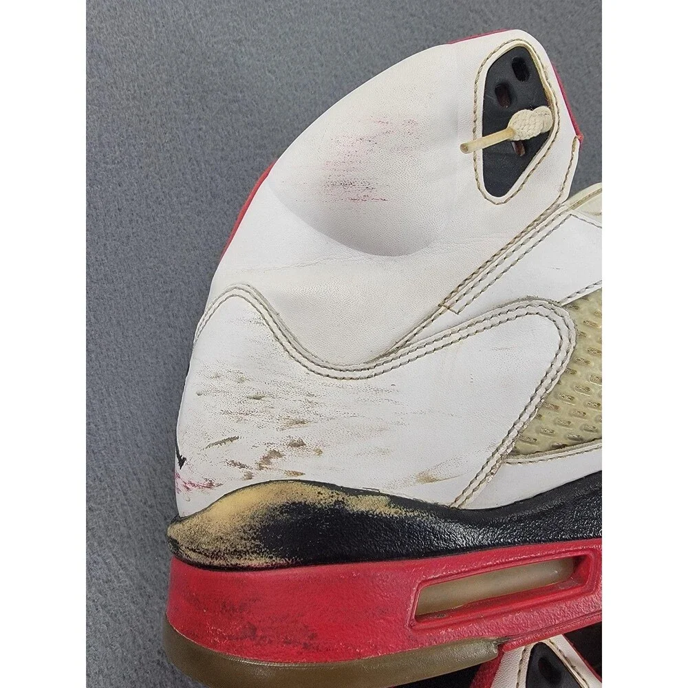 Nike Air Jordan 5 Retro Fire Red Shoes‎ Mens Size 14 136027-120 OG